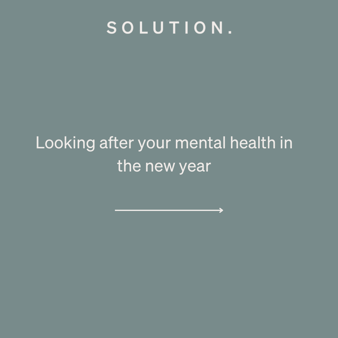 Looking after our mental health in the new year